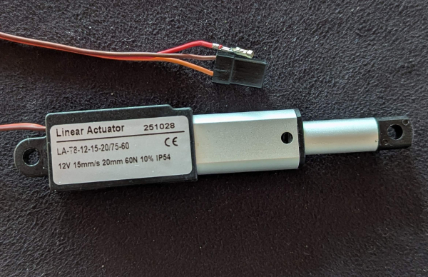 20mm Linear Aktuator mit integriertem Regler THOR2-12-GMW